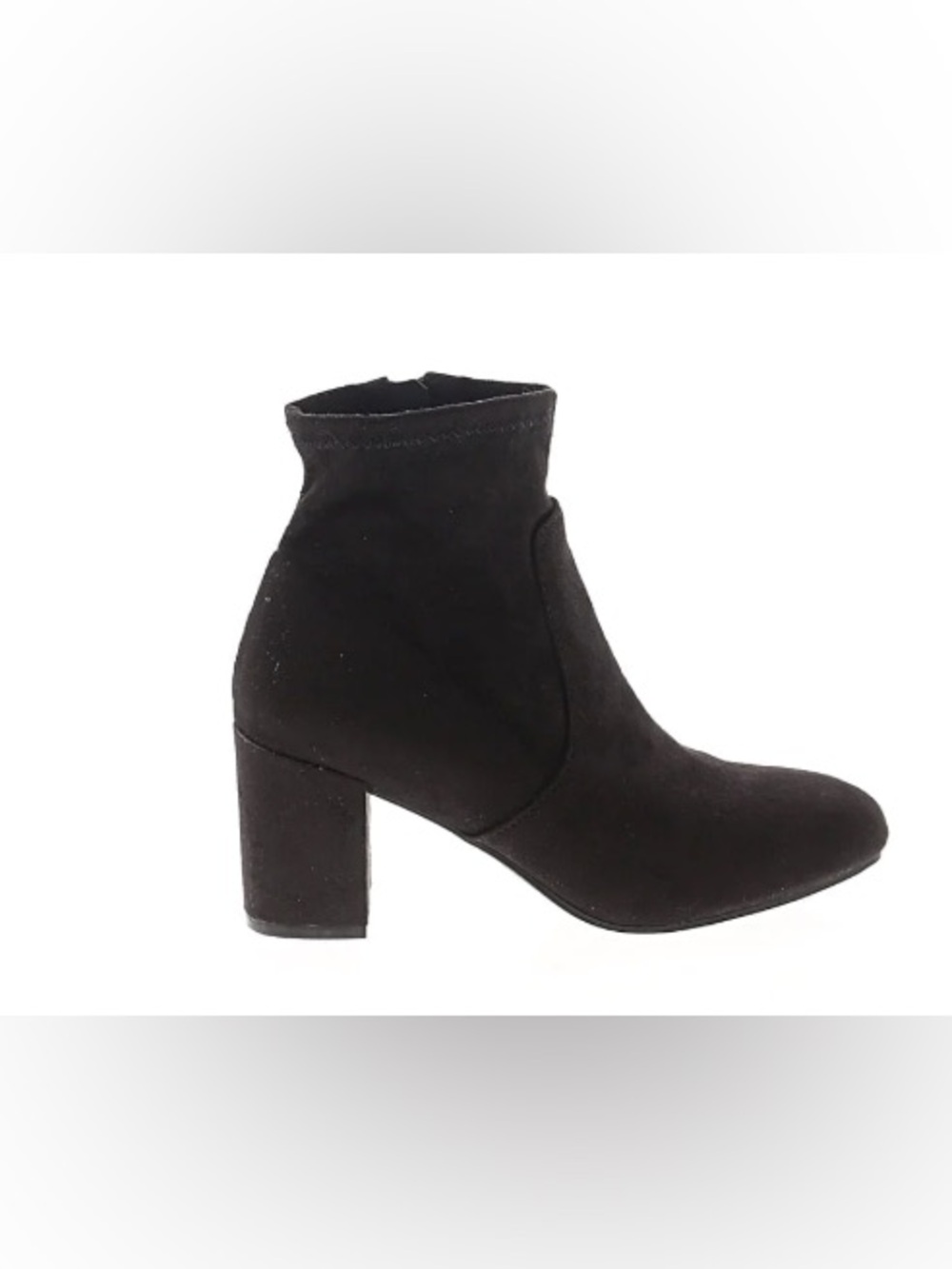 Mari A Suede Ankle Boots - Black - Size 8.5